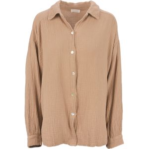 Seasons of April Blouse 'Sasha'  lichtbruin