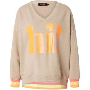 miss goodlife - Sweatshirt - Sand - Lichtgroen - Oranje - Lichtroze