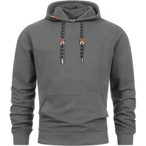 INDICODE JEANS Sweatshirt 'Guadalupe'  antraciet