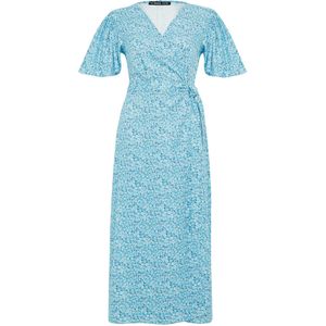 Threadbare Zomerjurk 'Koko'  lichtblauw / donkerblauw / wit