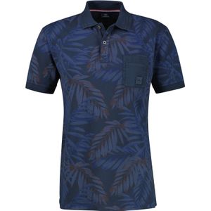 T-shirt - Classic Navy - 100% Katoen - Knoopsluiting