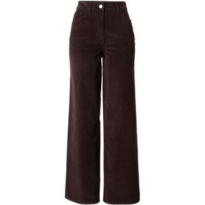 SELECTED Broek 'SLFRuna'  chocoladebruin