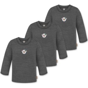 normani Shirt 'Taupo'  antraciet / wit