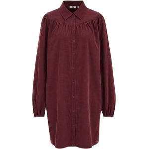 WE Fashion Blousejurk  karmijnrood