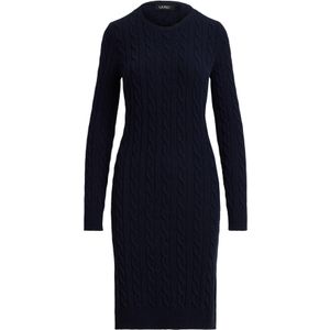 Lauren Ralph Lauren - Gebreide Jurk - Navy - Druyet