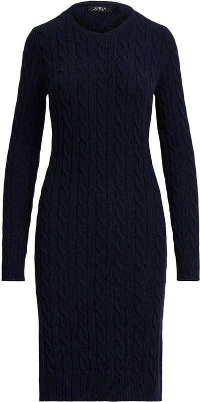 Lauren Ralph Lauren - Gebreide Jurk - Navy - Druyet