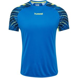 Hummel Functioneel shirt  hemelsblauw / groen