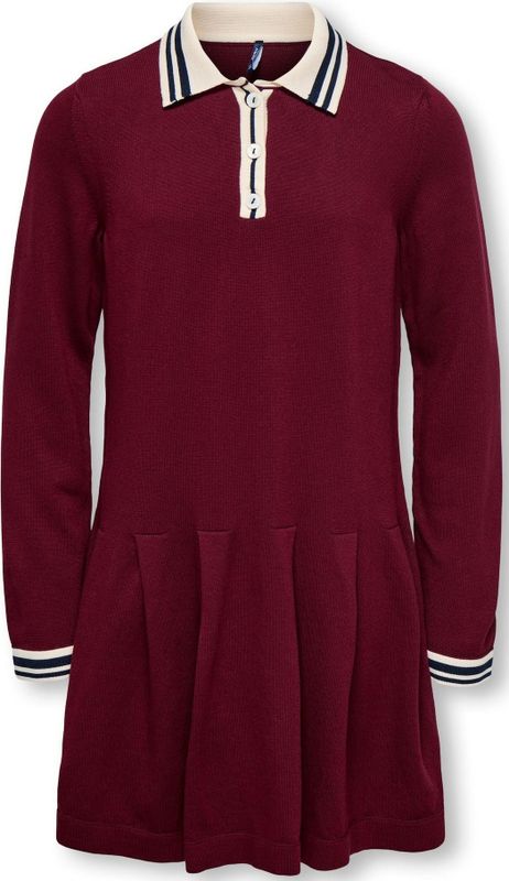 Kogkalana - Korte Jurk - Polo Hals - Lange Mouwen - Regular Fit