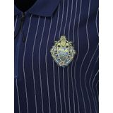 FILA - Treplin - Jerseyjurk - Navy/Wit - Katoen, Gevoerde Zoom, Ritssluiting, Polokraag