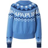NAPAPIJRI Trui 'FIAMES'  blauw / donkerblauw / grijs / wit