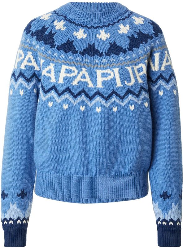 NAPAPIJRI Trui 'FIAMES'  blauw / donkerblauw / grijs / wit