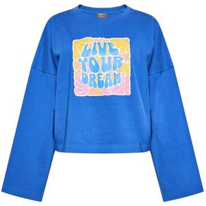 ebeeza Sweatshirt  kobaltblauw / geel / pink