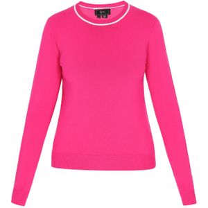 faina Trui  pink / wit