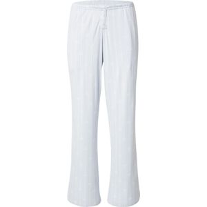 HOLLISTER Pyjamabroek  pastelblauw / wit