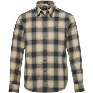 STHUGE Overhemd  beige / zwart