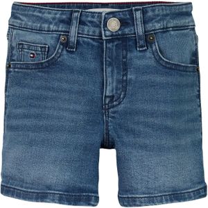 Tommy Hilfiger - NORA SHORT - Korte Broek - Mediumblue - Blauwe Wassing