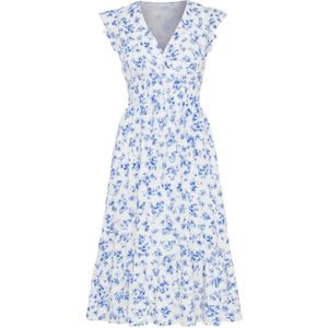 JANE's Jurk  lichtblauw / donkerblauw / wit