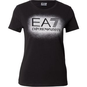 EA7 Emporio Armani Shirt  zwart / wit