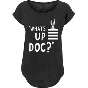 F4NT4STIC Shirt 'Looney Tunes'  zwart / wit