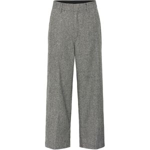 Kaffe Broek 'KAThilda'  grijs gemêleerd / zwart / offwhite