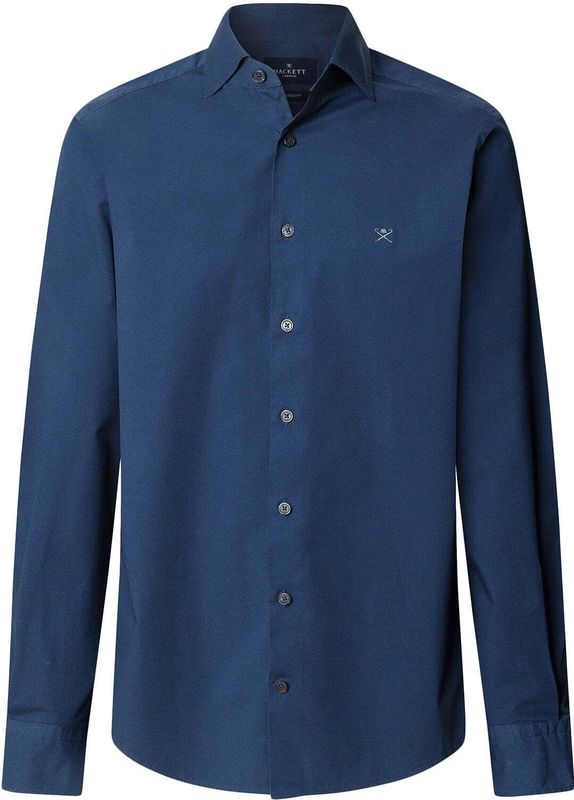 Hackett Ess Gmd Poplin Overhemd Met Lange Mouwen