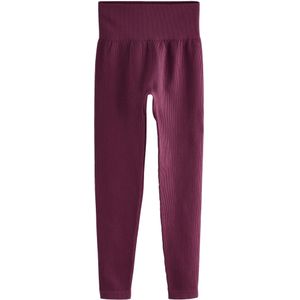 Next - Leggings - Wijnrood - Jersey - Skinny - High Waist