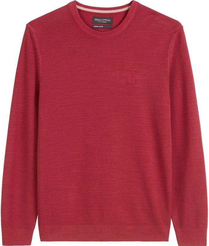 Marc O'Polo - Trui - Lichtrood - Knitwear - Lange Mouw