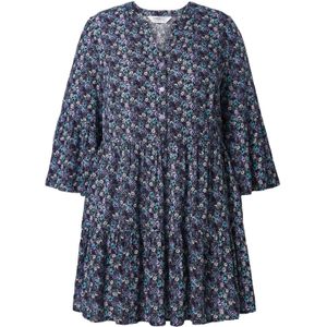 Angel of Style Blouse  beige / blauw / lila / zwart