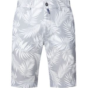 PIERRE CARDIN Broek  lichtgrijs / wit