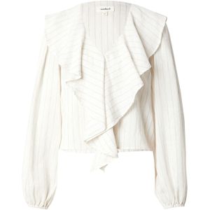 Blouse - Gestreept - Viscose - Lange Mouw - Rechte Zoom