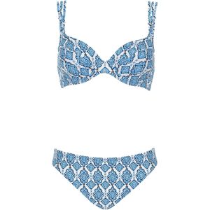 SUNFLAIR Bikini  blauw / zwart / wit