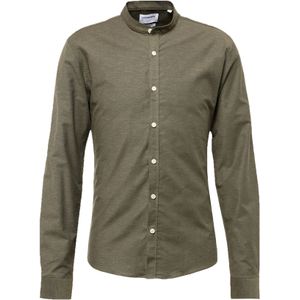 Lindbergh Overhemd  olijfgroen