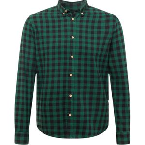 Kronstadt Overhemd 'Johan'  smaragd / zwart