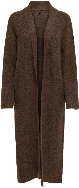 ONLY - ONLAzu - Gebreide Mantel - Donkerbruin