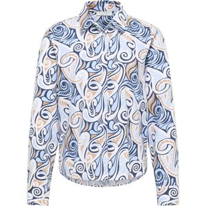 ETERNA - Blouse - Beige - Klassieke Blouse - Lange Mouw