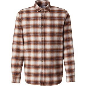 Jack & Jones - JJJOSHUA CHECK SHIRT LS - Overhemd - Monks robe - Lange Mouwen - Katoen/Polyester