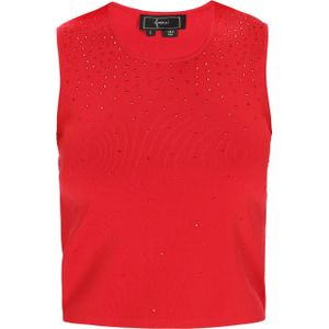 faina Gebreide top 'Fashion Look'  rood