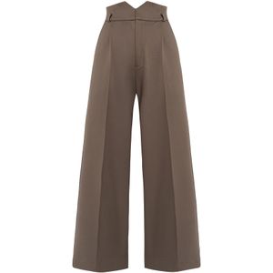JIORO Broek 'ESSENTIALS'  mokka