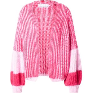 Noella Gebreid vest  pink / rosé