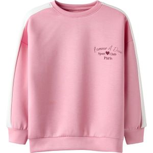 Sweatshirt - Regular Fit - Lange Mouwen - Ronde Hals - Geribde Zoom