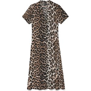 VERO MODA Blousejurk 'VMJOSIE'  crème / lichtbruin / zwart