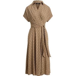 Lauren Ralph Lauren - FRATILLIO - Jurk - Bruin / Taupe / Wit