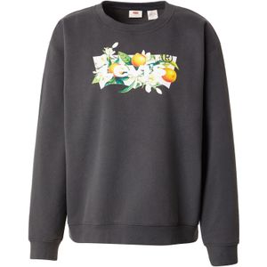 LEVI'S ® Sweatshirt 'Annessa'  antraciet / groen / oranje / wit