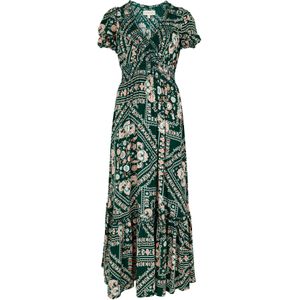 Apricot - Zomerjurk - Groen - 7/8 Lengte - V-hals - Kwartmouw