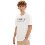TOM TAILOR - 20000 - T-shirt - Wit - Regular Fit