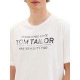 TOM TAILOR - 20000 - T-shirt - Wit - Regular Fit