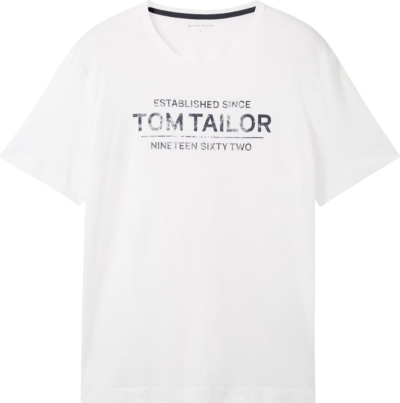 TOM TAILOR - 20000 - T-shirt - Wit - Regular Fit