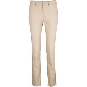 Chino Broek - Kiezel - 98% Katoen, 2% Elastaan - Steekzakken, Ritssluiting