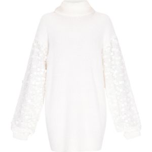 IZIA Gebreide jurk  wit