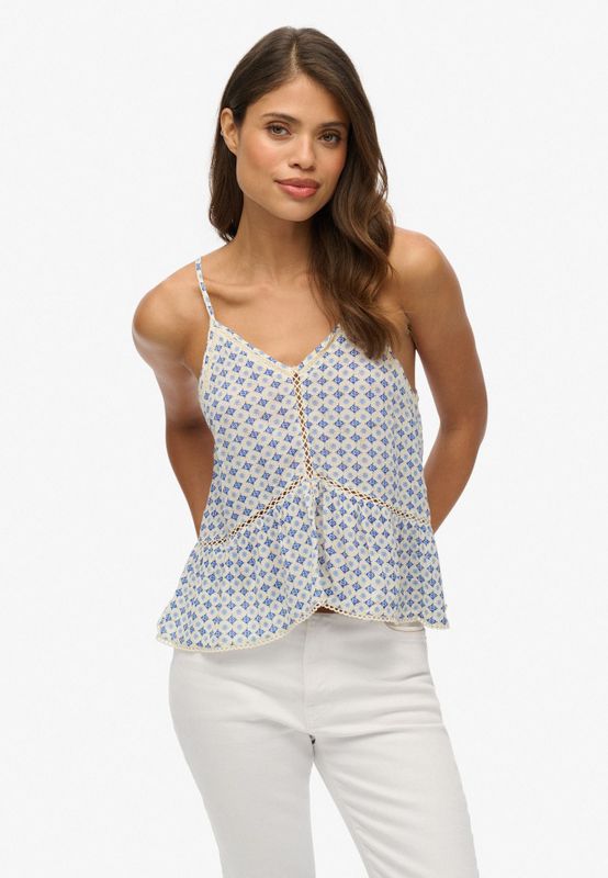 Superdry - Vintage Ladder Trim - Mouwloos T-shirt